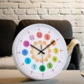 Voltsify 12-inch Brightly Coloured Dual-Scale Battery Operated Wall Clock: 3 - 5 Days Free Delivery Only UK - Image 2