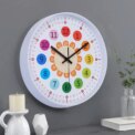 Voltsify 12-inch Brightly Coloured Dual-Scale Battery Operated Wall Clock: 3 - 5 Days Free Delivery Only UK - Image 4