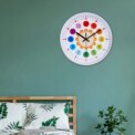 Voltsify 12-inch Brightly Coloured Dual-Scale Battery Operated Wall Clock: 3 - 5 Days Free Delivery Only UK - Image 3