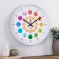 Voltsify 12-inch Brightly Coloured Dual-Scale Battery Operated Wall Clock: 3 - 5 Days Free Delivery Only UK - Image 5