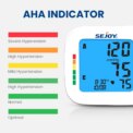 Digital Upper Arm Blood Pressure Monitor Equipment Automatic Sphygmomanometer Medical Portable Tonometer Tensiometer Heart Rate - Image 5