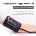 Digital Upper Arm Blood Pressure Monitor Equipment Automatic Sphygmomanometer Medical Portable Tonometer Tensiometer Heart Rate - Image 3