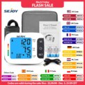 Digital Upper Arm Blood Pressure Monitor Equipment Automatic Sphygmomanometer Medical Portable Tonometer Tensiometer Heart Rate