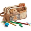 Capybara Kawaii Pencil Case with Compartments Pencil Pouch with Sticker Pendant Stationary Bag for Office School: 3 - 5 Days Free Delivery Only UK - Image 6
