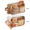 Capybara Kawaii Pencil Case with Compartments Pencil Pouch with Sticker Pendant Stationary Bag for Office School: 3 - 5 Days Free Delivery Only UK - Image 3