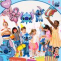 Stitch Party Decorations,8pcs Stitch Party Foil Balloons-Stitch Foil Balloons&Lilo Angel Foil Balloons for Stitch Party: 3 - 5 Days Free Delivery Only UK - Image 2
