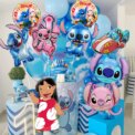 Stitch Party Decorations,8pcs Stitch Party Foil Balloons-Stitch Foil Balloons&Lilo Angel Foil Balloons for Stitch Party: 3 - 5 Days Free Delivery Only UK - Image 3