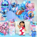 Stitch Party Decorations,8pcs Stitch Party Foil Balloons-Stitch Foil Balloons&Lilo Angel Foil Balloons for Stitch Party: 3 - 5 Days Free Delivery Only UK - Image 4