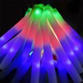 15 Pcs LED Foam Glow Sticks Bulk Colorful RGB Light Up Sticks Glow in The Dark Party Supplies for Wedding Birthday: 3 - 5 Days Free Delivery Only UK