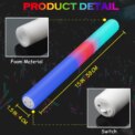 15 Pcs LED Foam Glow Sticks Bulk Colorful RGB Light Up Sticks Glow in The Dark Party Supplies for Wedding Birthday: 3 - 5 Days Free Delivery Only UK - Image 2