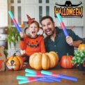 15 Pcs LED Foam Glow Sticks Bulk Colorful RGB Light Up Sticks Glow in The Dark Party Supplies for Wedding Birthday: 3 - 5 Days Free Delivery Only UK - Image 5