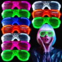 12 PCS LED Light Up Glasses Bulk 5 Colors Glow Glasses Glow in The Dark Party Supplies Neon Party Favors for Wedding Birthday: 3 - 5 Days Free Delivery Only UK
