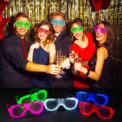 12 PCS LED Light Up Glasses Bulk 5 Colors Glow Glasses Glow in The Dark Party Supplies Neon Party Favors for Wedding Birthday: 3 - 5 Days Free Delivery Only UK - Image 6