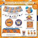 Dart War Party Supplies,100pcs Decorations Tableware Set-Dart War Party Plates Cups Napkins Tablecloth Balloons Banner etc: 3 - 5 Days Free Delivery Only UK - Image 6