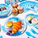 Elsa Birthday Party Supplies, 144pcs Frozen Party Decorations&Tableware-Plates Napkins Banner etc Frozen Birthday Party Supplies: 3 - 5 Days Free Delivery Only UK - Image 2