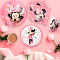 Minnie Birthday Party Supplies,113pcs Minnie Mouse Party Decorations Tableware Set-Plates Napkins Cup etc Minnie Party Tableware: 3 - 5 Days Free Delivery Only UK - Image 2