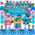 Stitch Party Supplies,36pcs Stitch Birthday Decorations-Stitch Balloon Tablecloth Backdrop etc Stitch Birthday Party Supplies: 3 - 5 Days Free Delivery Only UK