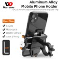 WEST BIKING Phone Holder Motorcycle Electric Bicycle Mobile Phone Support Aluminum Alloy Five Claws Mechanical Bike Phone Holder: 3 - 5 Days Free Delivery Only UK - Image 2