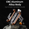 WEST BIKING Phone Holder Motorcycle Electric Bicycle Mobile Phone Support Aluminum Alloy Five Claws Mechanical Bike Phone Holder: 3 - 5 Days Free Delivery Only UK - Image 4