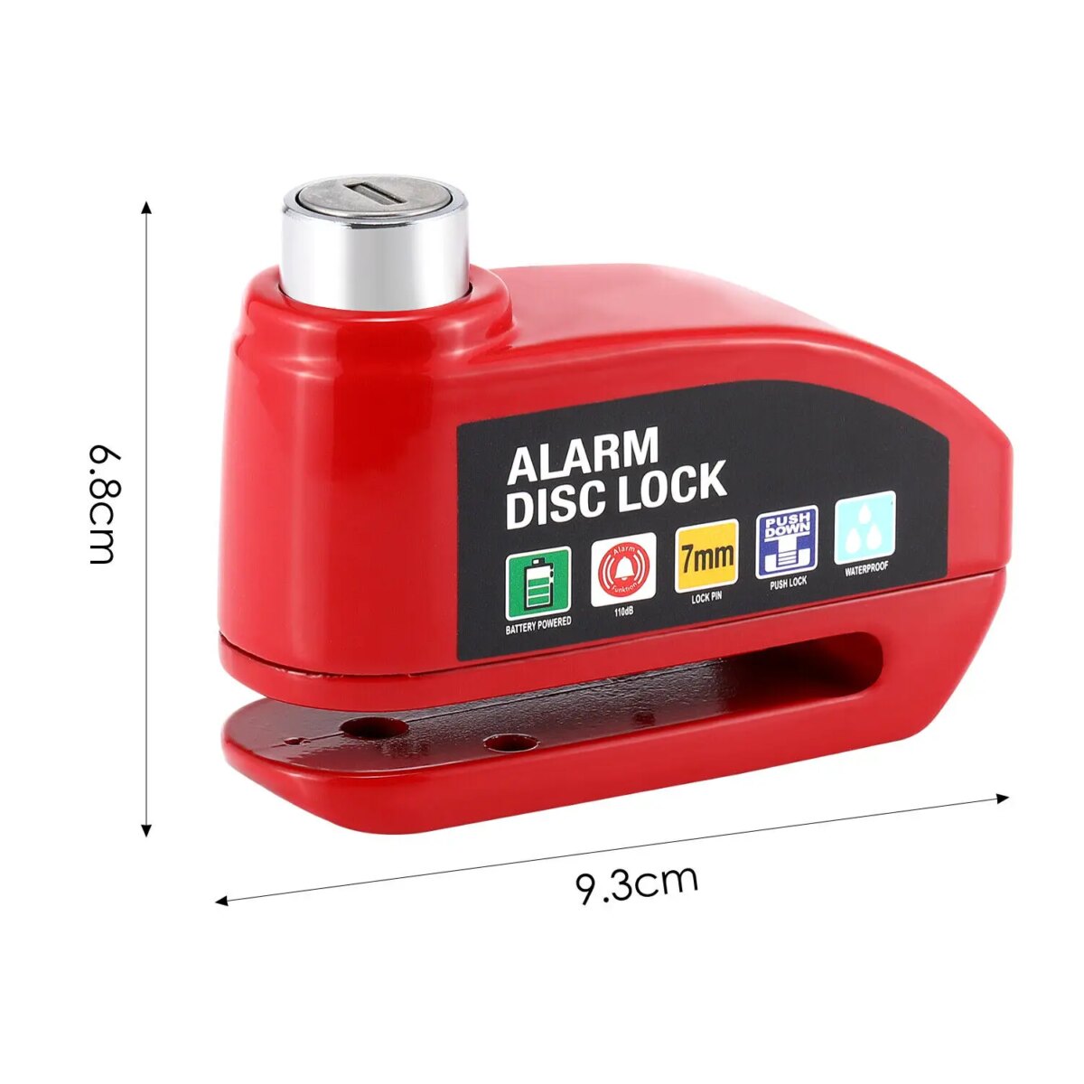 Alarm Motorbike Disc Lock Brake Scooter Motorcycle Cycle Bike Security + 2 Keys: 3 - 5 Days Free Delivery Only UK - Image 5