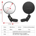 WEST BIKING Bicycle Rearview 360 Rotate Safety Adjustable Cycling Rear View MTB Road Bicycle Handlebar Mirrors Bike Accessories: 3 - 5 Days Free Delivery Only UK - Image 3