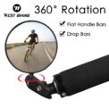WEST BIKING Bicycle Rearview 360 Rotate Safety Adjustable Cycling Rear View MTB Road Bicycle Handlebar Mirrors Bike Accessories: 3 - 5 Days Free Delivery Only UK