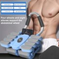 Abdominal Workout Roller with 8 Elbow Support Abdominal Fitness Wheel Automatic Rebound for Exercising Shoulder Arm Leg Muscles: 3 - 5 Days Free Delivery Only UK - Image 4