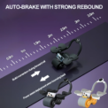 2-Wheel Ab Roller with Elbow Support Auto Rebound Abdominal Trainer Anti-Slip Handle & Counter Display for Core Workout: 3 - 5 Days Free Delivery Only UK - Image 4