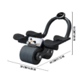 2-Wheel Ab Roller with Elbow Support Auto Rebound Abdominal Trainer Anti-Slip Handle & Counter Display for Core Workout: 3 - 5 Days Free Delivery Only UK - Image 6