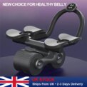 2-Wheel Ab Roller with Elbow Support Auto Rebound Abdominal Trainer Anti-Slip Handle & Counter Display for Core Workout: 3 - 5 Days Free Delivery Only UK