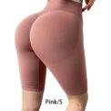 Gym Women Shorts High Waist Butt-lifting Sports Short Pants Female Green: 3 - 5 Days Free Delivery Only UK - Image 2
