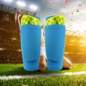 Soccer Football Shin Pads Holder Instep Socks Guard Sleeves for Kids Boys Men: 3 - 5 Days Free Delivery Only UK - Image 2