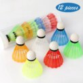 24/12X Plastic Badminton Shuttlecock Lightweight Badminton for Hitting Practice Portable Badminton for Practice Outdoor Supplies: 3 - 5 Days Free Delivery Only UK - Image 6