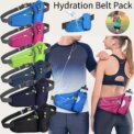 Running Waist Bags Water Bottle Holder Hydration Belt Bag Cell Phone Jogging Cycling Bag For Men Women Sports Fanny Pack Gym Run: 3 - 5 Days Free Delivery Only UK