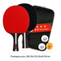 Ping Pong Racket 2 Rackets & 3 Balls Table Tennis Paddles Professional Ping Pong Paddle with Bag for Beginners Training Game: 3 - 5 Days Free Delivery Only UK - Image 6