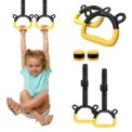 Gymnastics Rings with Adjustable Straps Gym Ring Buckles Multi-Function Strength Training Equipment for Physical Training: 3 - 5 Days Free Delivery Only UK - Image 3