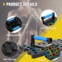 24-In-1 Multifunctional Push-up Board Set Portable Foldable Fitness Equipment For Chest Abdomen Arms And Back Training: 3 - 5 Days Free Delivery Only UK - Image 2