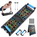 24-In-1 Multifunctional Push-up Board Set Portable Foldable Fitness Equipment For Chest Abdomen Arms And Back Training: 3 - 5 Days Free Delivery Only UK