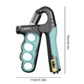 Hand Grip Strengthener 5-100Kg Adjustable Resistance Wrist Expander Anti Slip Ergonomic Hand Strength Exerciser with Counter: 3 - 5 Days Free Delivery Only UK - Image 6