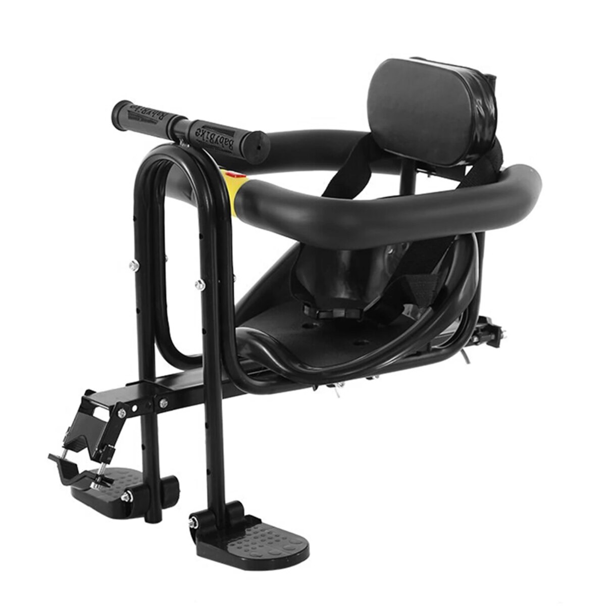 Safety Child Saddle Front Bicycle  Seat Child Safety Child Saddle with Pedals and Support for MTB Road Bike Front Seat for Kid: 3 - 5 Days Free Delivery Only UK - Image 1
