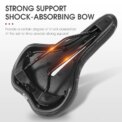 WEST BIKING Gel Comfort Bicycle Saddle Soft Shock Absorbing MTB Mountain Road Bike Saddle Breathable Hollow Cycling Cushion Seat: 3 - 5 Days Free Delivery Only UK - Image 6