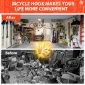 Heavy Duty Metal Hook Garage Organizer Wall Mount Bicycle Hanger Hooks Wall Mount Anti-slip Storage Hook For Ladders Garden Tools: 3 - 5 Days Free Delivery Only UK - Image 4