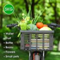 WEST BIKING Foldable Bicycle Front Basket Multi-functional MTB Road Bicycle Handlebar Bag Rear Pannier Cycling Accessories: 3 - 5 Days Free Delivery Only UK - Image 2