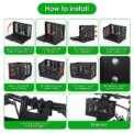 WEST BIKING Foldable Bicycle Front Basket Multi-functional MTB Road Bicycle Handlebar Bag Rear Pannier Cycling Accessories: 3 - 5 Days Free Delivery Only UK - Image 5