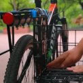 Folding Bicycle Basket Rust Proof Quick Release Frame Basket Foldable Fold-Up Bike Cargo Rack for Outdoor Cycling Travel Basket: 3 - 5 Days Free Delivery Only UK