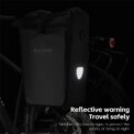 WEST BIKING Waterproof Bicycle Rear Bag 25L Large Capacity Luggage Rack Side Bag Expandable Cycling Travel Bag Men Shoulder Bag: 3 - 5 Days Free Delivery Only UK - Image 5