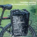 WEST BIKING Waterproof Bicycle Rear Bag 25L Large Capacity Luggage Rack Side Bag Expandable Cycling Travel Bag Men Shoulder Bag: 3 - 5 Days Free Delivery Only UK - Image 3