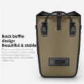 WEST BIKING Waterproof Bicycle Rear Bag 25L Large Capacity Luggage Rack Side Bag Expandable Cycling Travel Bag Men Shoulder Bag: 3 - 5 Days Free Delivery Only UK - Image 6