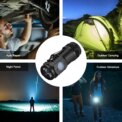 Mini LED Flashlight USB C Rechargeable with Clip Small Flashlights 3 Light Modes Hat Clip Light for EDC Camping Hiking Emergency: 3 - 5 Days Free Delivery Only UK - Image 3