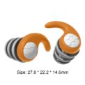 Silicone Earplugs Waterproof Swimming Ear Plugs Noise Reduction Ear Protector for Sleeping Diving Soft Nano Silica Gel Earplug: 3 - 5 Days Free Delivery Only UK - Image 6